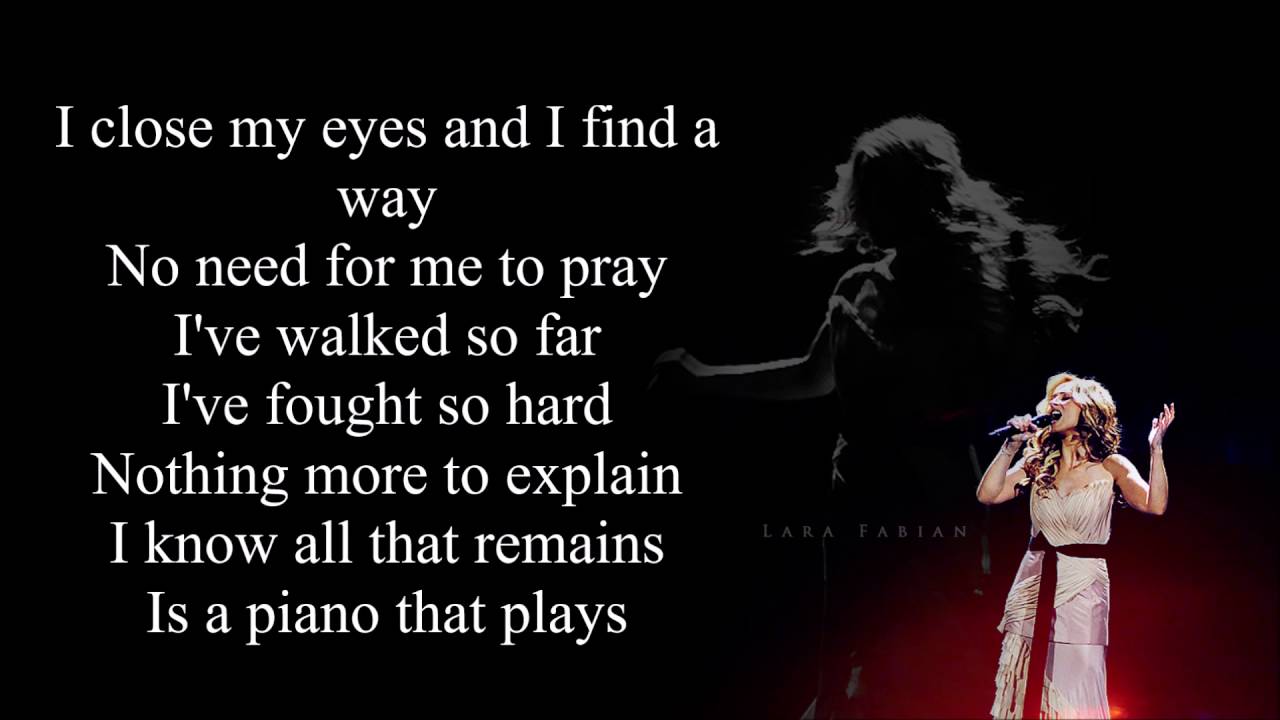Adagio - Lara Fabian - Lyrics