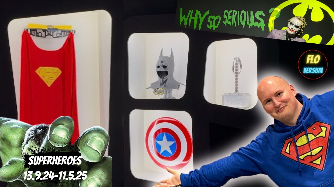 DAS MUSST DU GESEHEN HABEN!Über 1.600 Exponate unserer Helden | SUPERHEROES im NRW Forum Düsseldorf