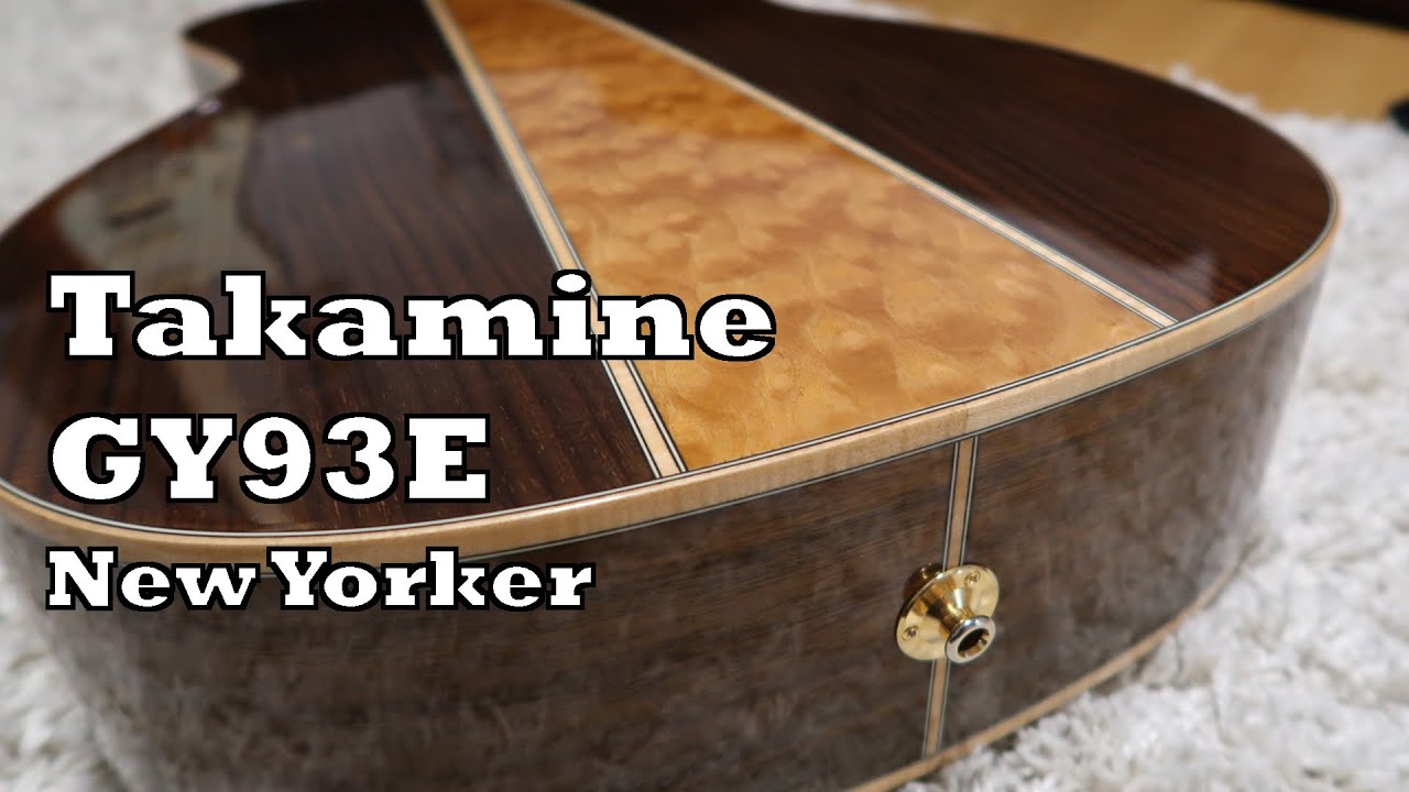 Parlor Guitar with a Beautiful Backside! Takamine GY93E New Yorker Acoustic Buddy Review