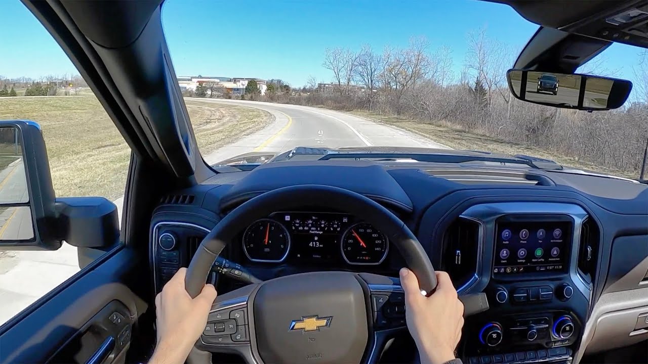 2020 Silverado 2500 Duramax 4WD LTZ Premium Crew Cab - POV Driving Impressions