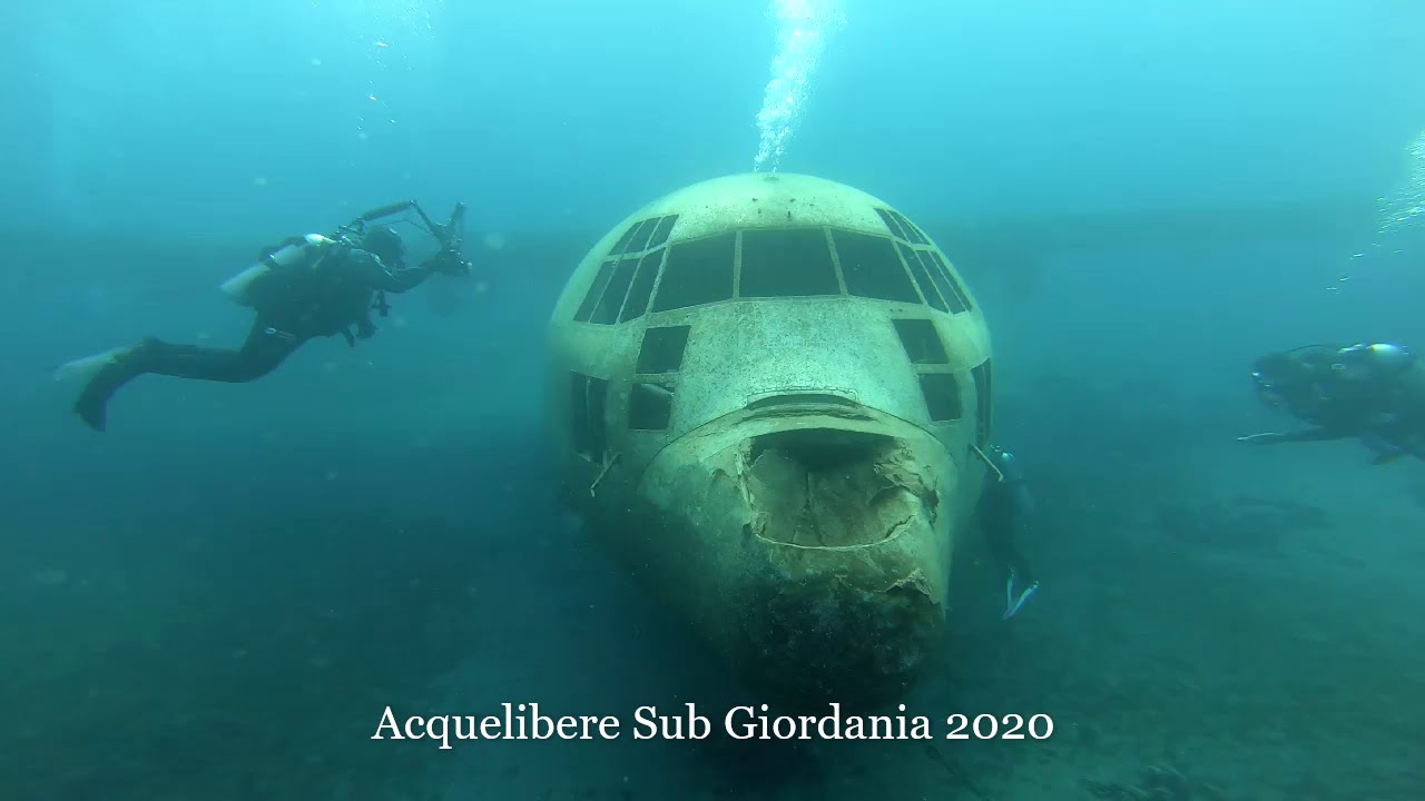 Relitti in Giordania - Aereo C130 Hercules - Acquelibere Sub
