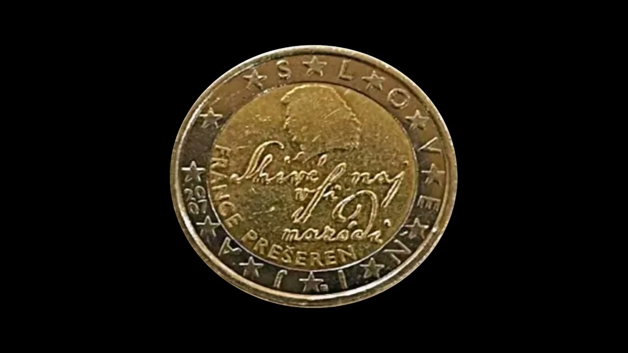 SLOVENIA 2 EURO 2007 FRANCE PREŠEREN HIGH VALUE COLLECTION