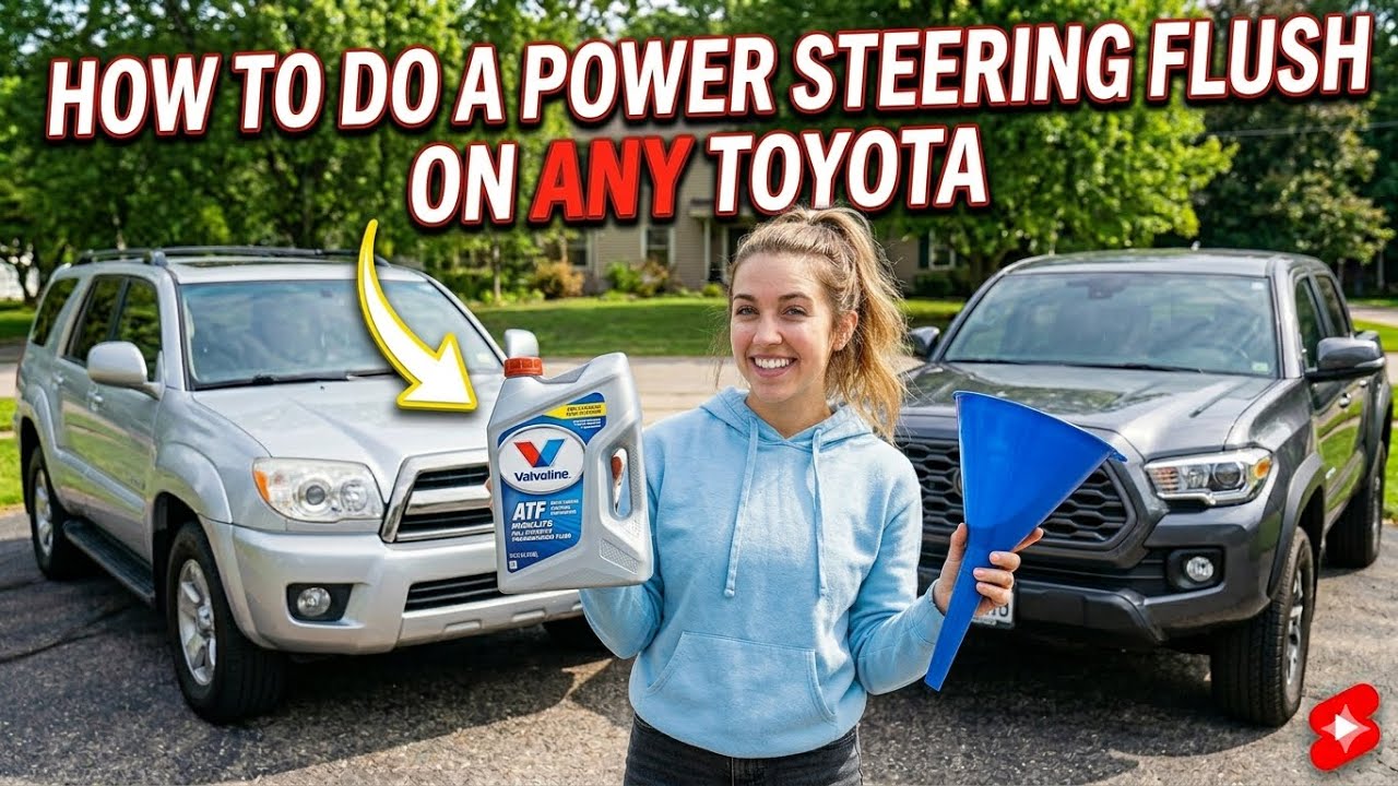 Toyota Power Steering Flush - Quick & under $10