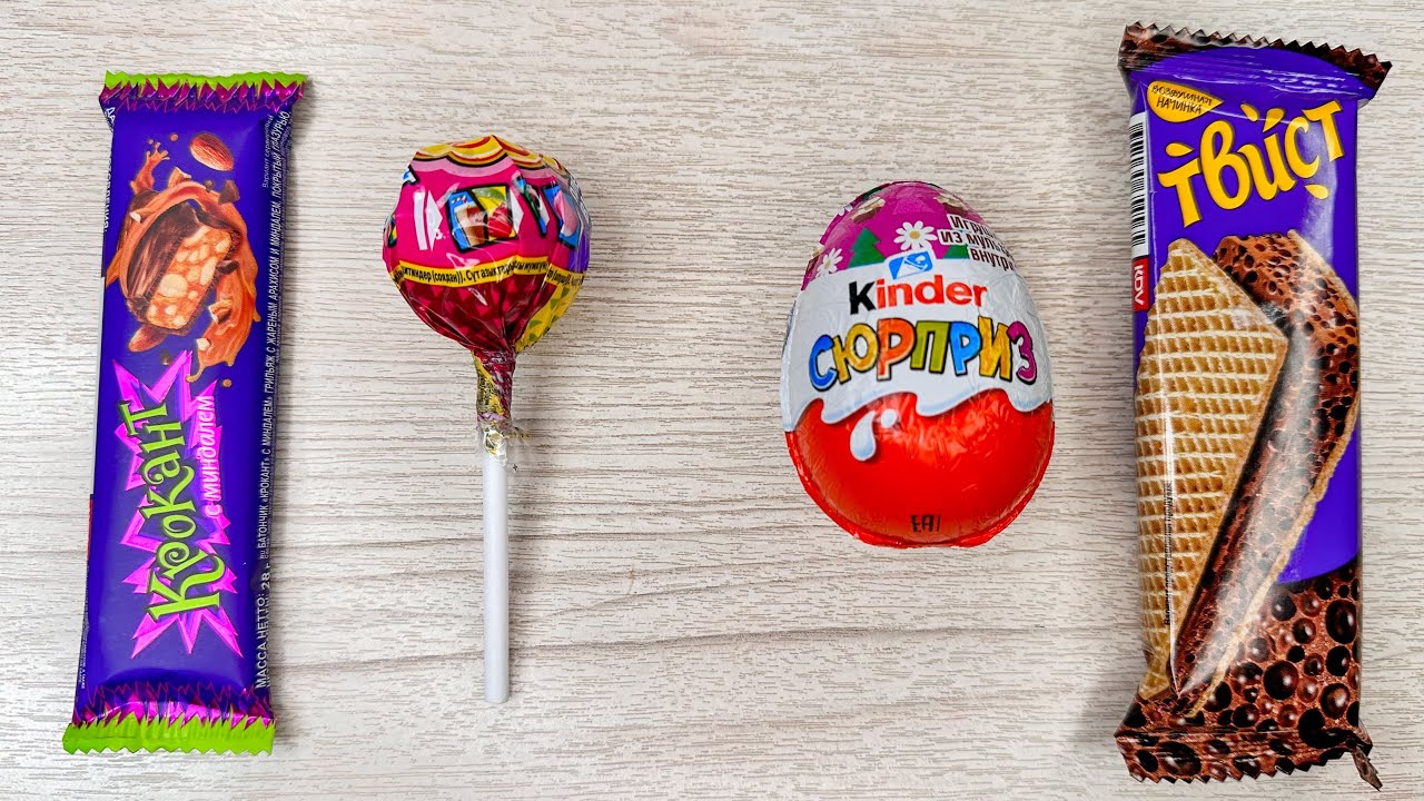 Chocolate Kinder Egg 🍫/ASMR/A Lot Soft Candy