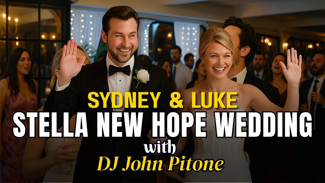 Wedding at Stella in New Hope with PPE and DJ John Pitone | Sydney & Luke