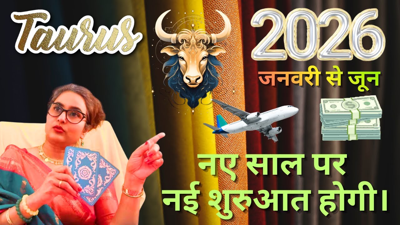 🔱🕉️Taurus ♉️ वृषभ 💘राशि  ✈️💵💎के लिए ❤️January to June 2026  ♾️💝✨का 🤞 टैरो रीडिंग By Menkka Karwwaal