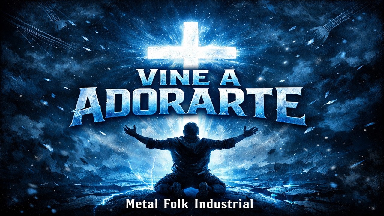 VINE A ADORARTE (Metal Folk Industrial Cover) | CoversIA 🔥 | Worship Explosivo 2026