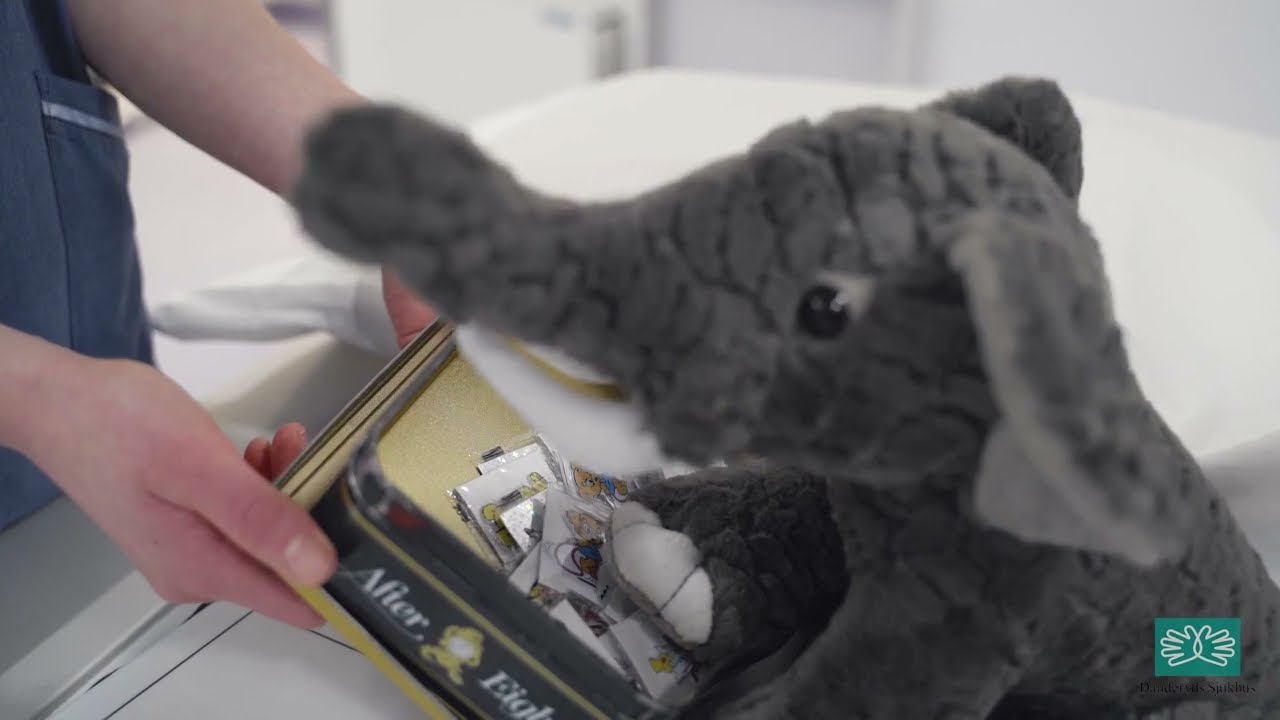 Lilla elefanten blir röntgad - En film för barn om röntgenundersökning på Danderyds sjukhus