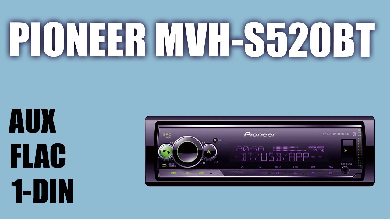 Автомагнитола Pioneer MVH-S520BT