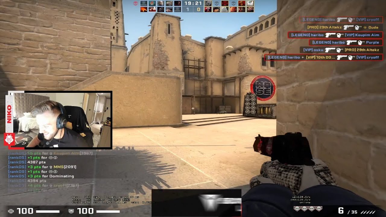 G2 NiKo deathmatch 05.07.21