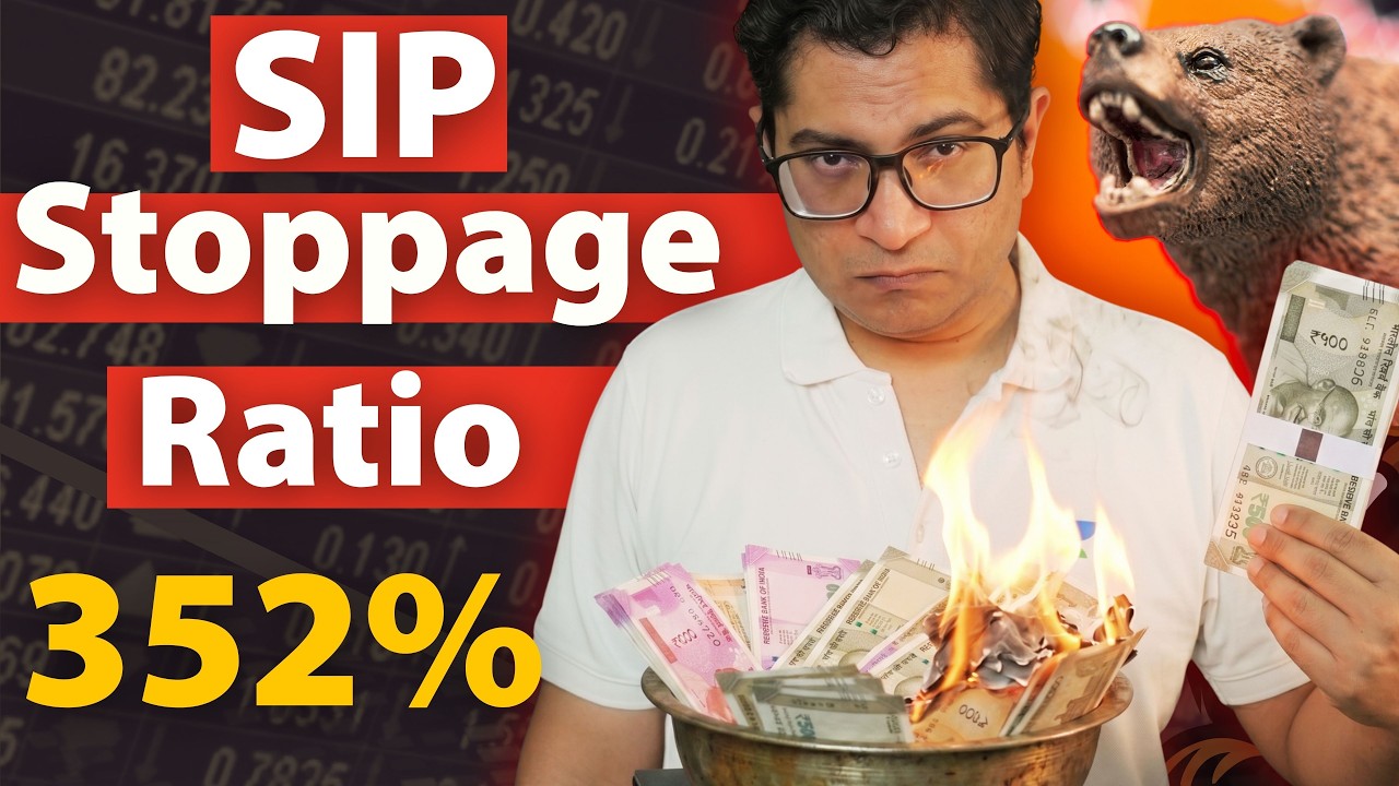 Economy Basics: SIP Stoppage Ratio, PE Ratio & Buy on Dips Myths Busted by Dr. Mrunal Patel #economy