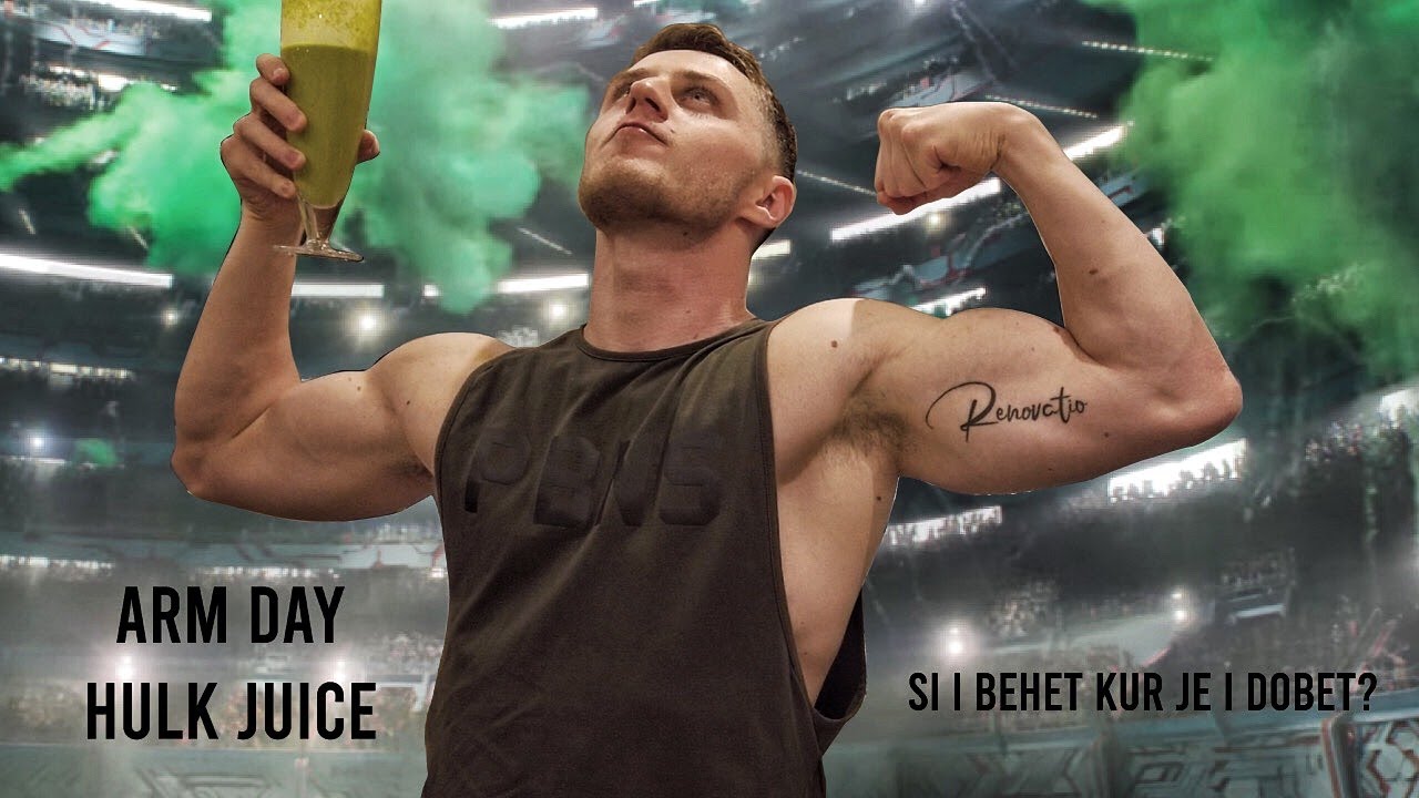 Si te shtosh peshe kur je Ectomorph | Hulk Juice e Arm Day