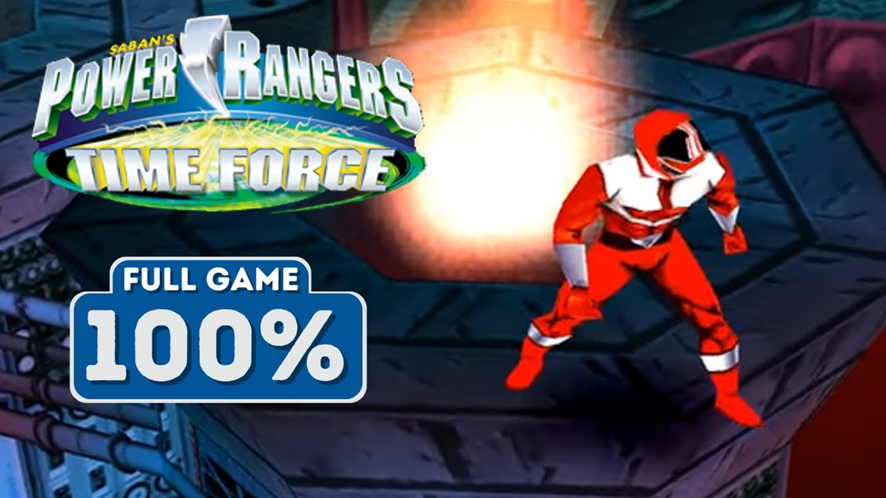 Power Rangers Time Force (PS1) - Full Game Longplay