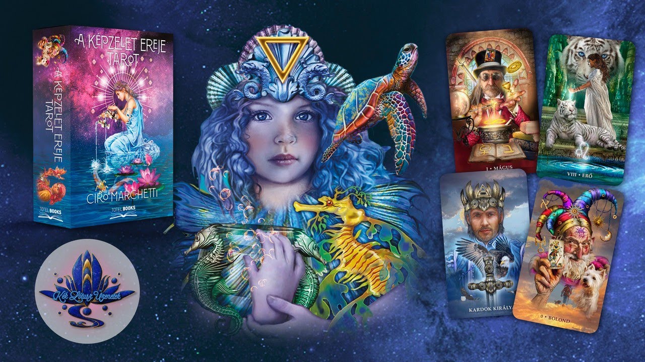 🔮🪽✨A KÉPZELET EREJE TAROT- Ciro Marchetti, hamarosan megjelenik magyar nyelven.  Kuponkód a videóban