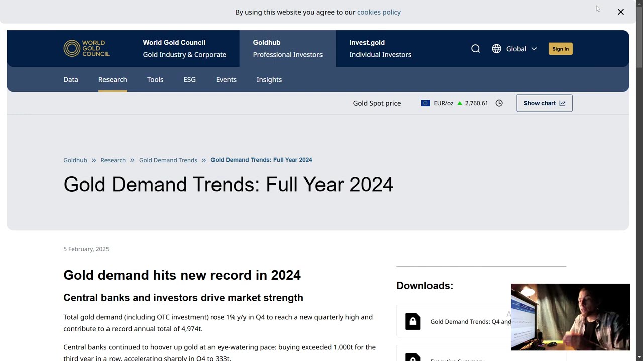 Gold Demand Trends: Full Year 2024 (World Gold Council)