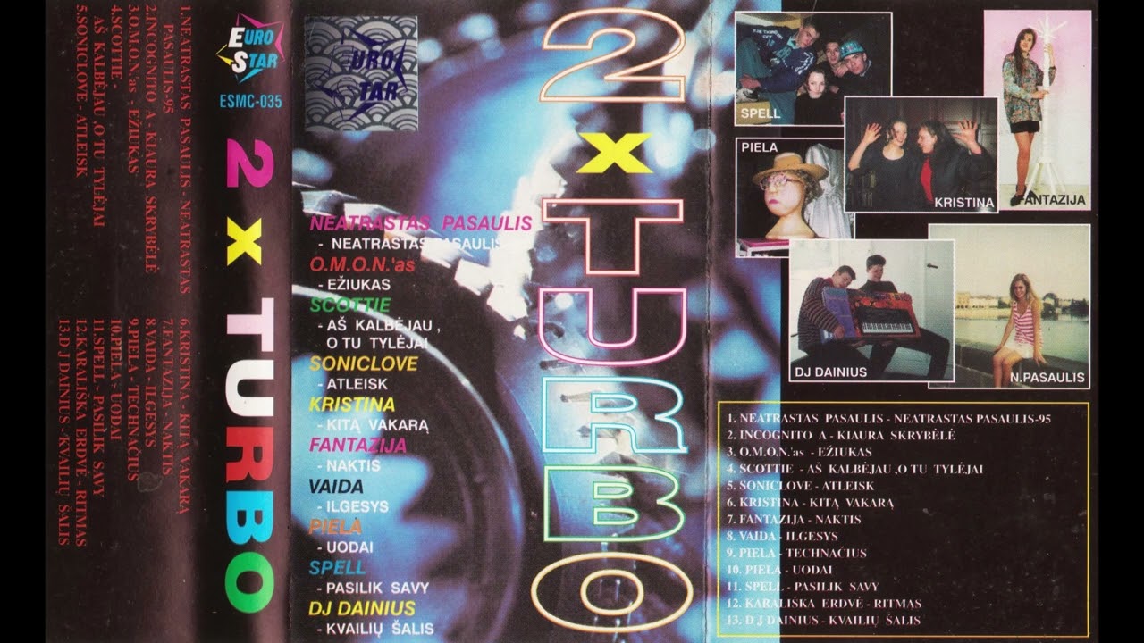 2x Turbo (Full Album, Lithuanian Eurodance, 1995)