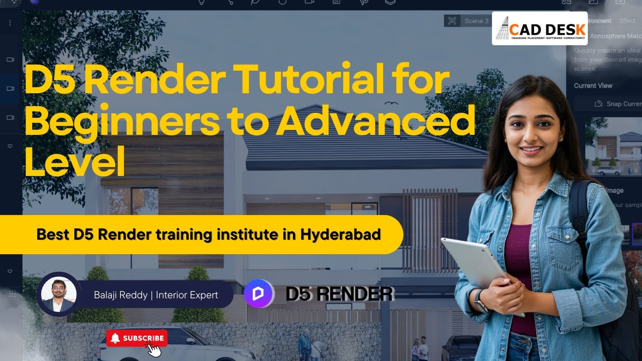 Beginner to Pro in D5 Render | Complete Visualization Guide #d5render  #interiordesign | #hyderabad