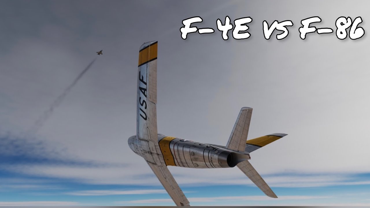 Heatblur DCS F-4E vs F-86 Sabre BFM (Lessons Learned!) 