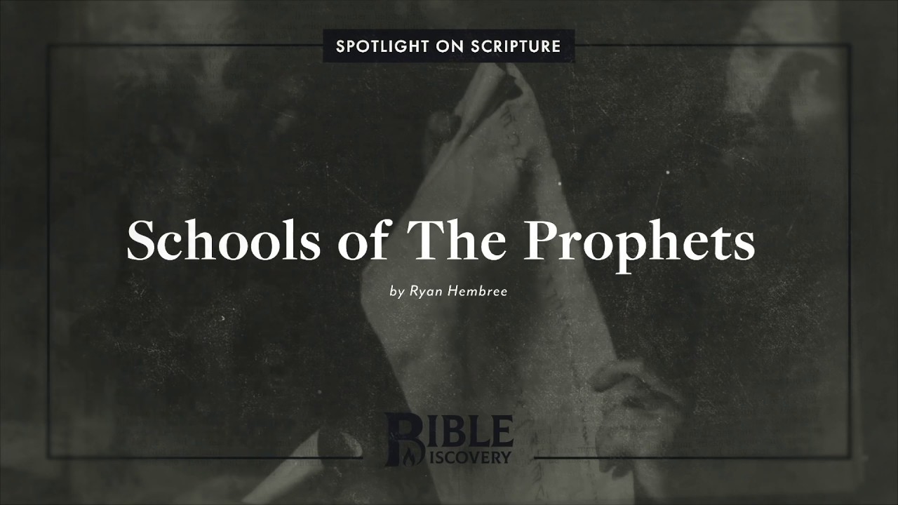What About the Schools of Prophets? | Spotlight on Scripture Ryan | Schools of the Prophets