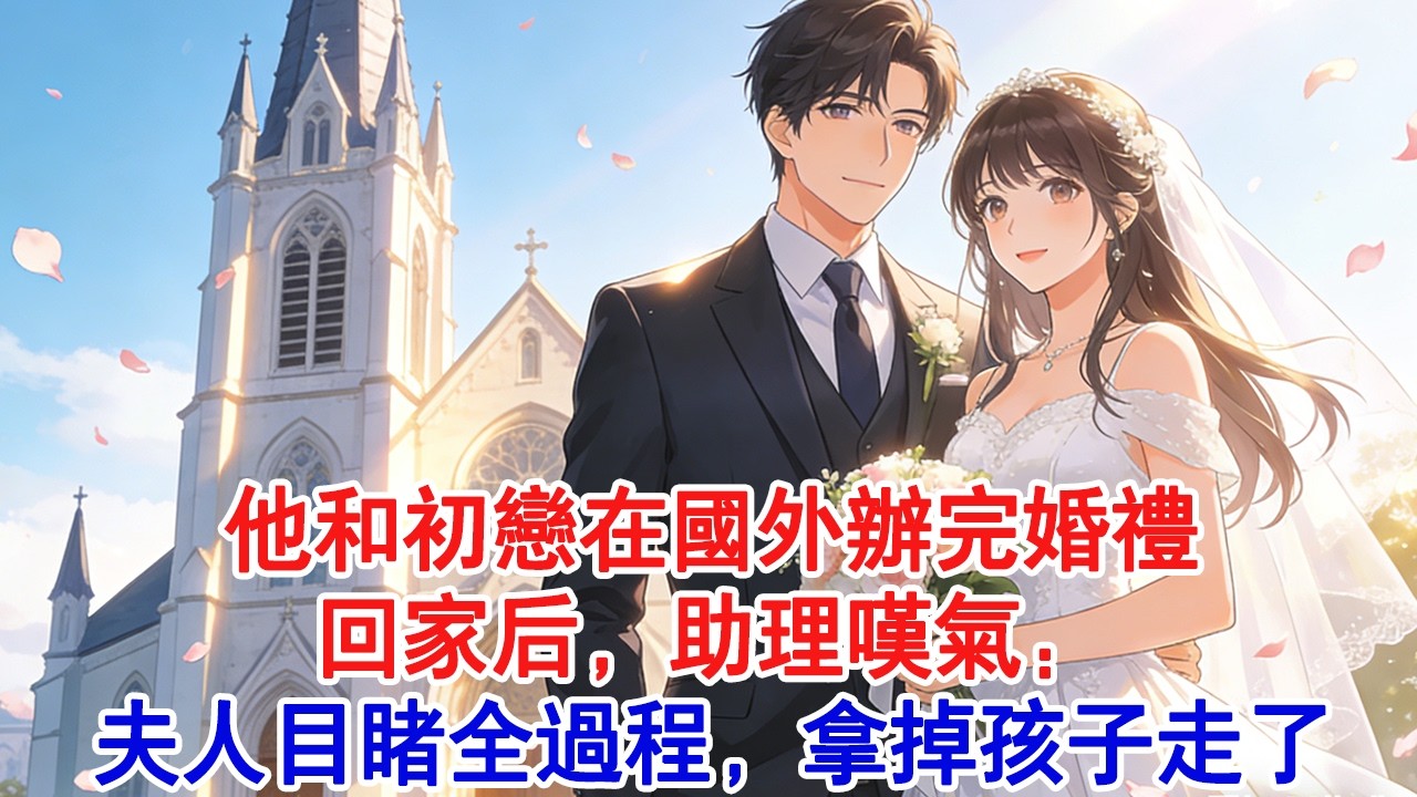 【情感故事】他和初戀在國外辦完婚禮，回家後，助理歎氣：夫人目睹全過程，拿掉孩子走了。#小說 #愛情 #故事