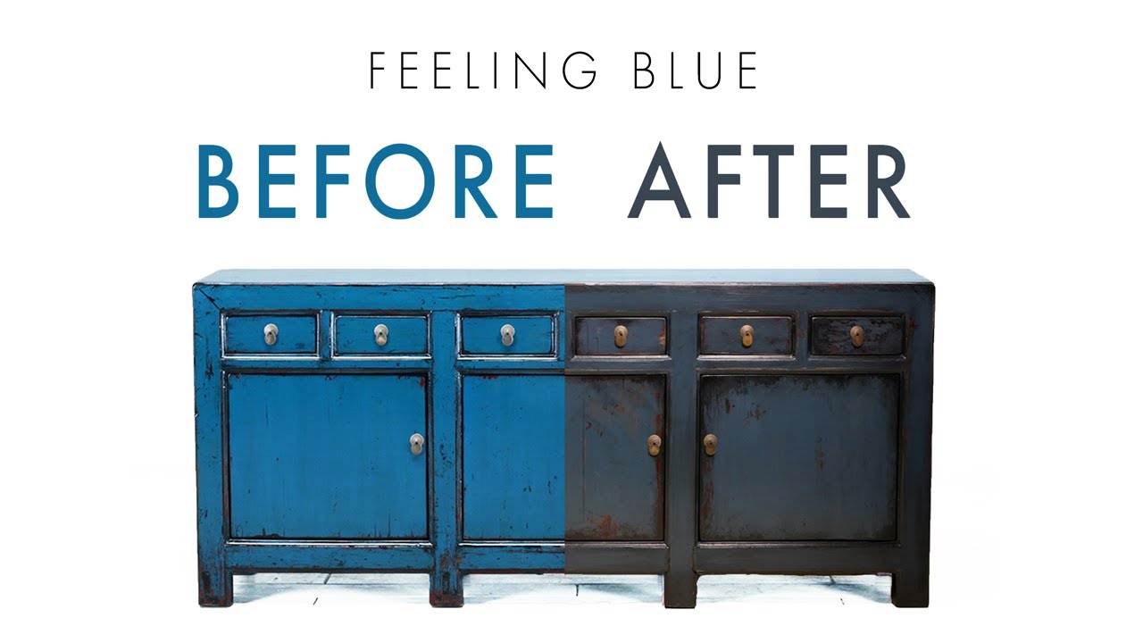 Feeling Blue: Chinese Sideboard Transformation