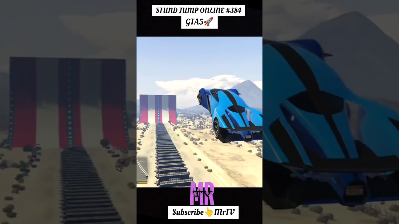 STUNT JUMP ONLINE🛻 #384 GTA5✅ #gta5challenges #gta5 #gtaV #shorts #short #jumpchallenge