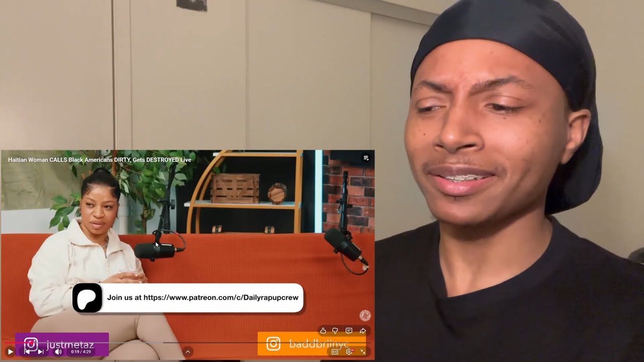 Haitian Woman Call Black Americans DIRTY On Podcast and Regrets It
