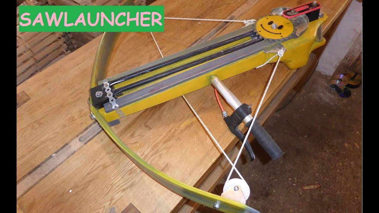Saw launcher from Far Cry New Dawn (sawblade crossbow) // K&ouml;rfűr&eacute;szl&ouml;vő ny&iacute;lpuska