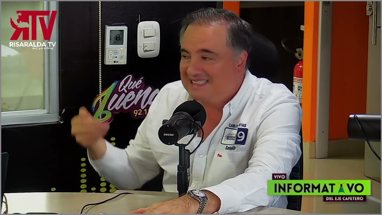 Carlos Cuartas - Candidato al Senado de la República - Invitado en el Informativo del Eje Cafetero