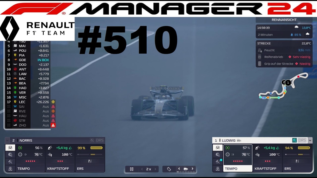 Chaos Beginn und ruhiges Ende! #510 -F1 Manager 24-