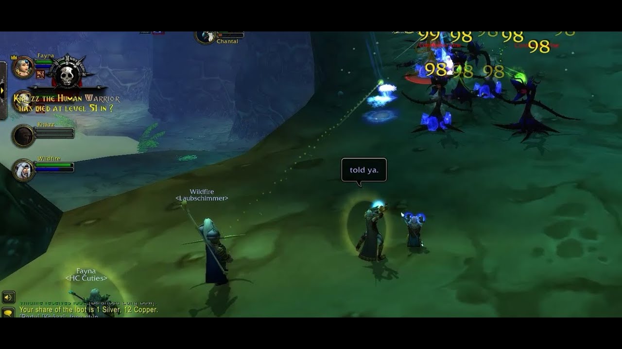 World of Warcraft Hardcore Classic - Maraudon deaths