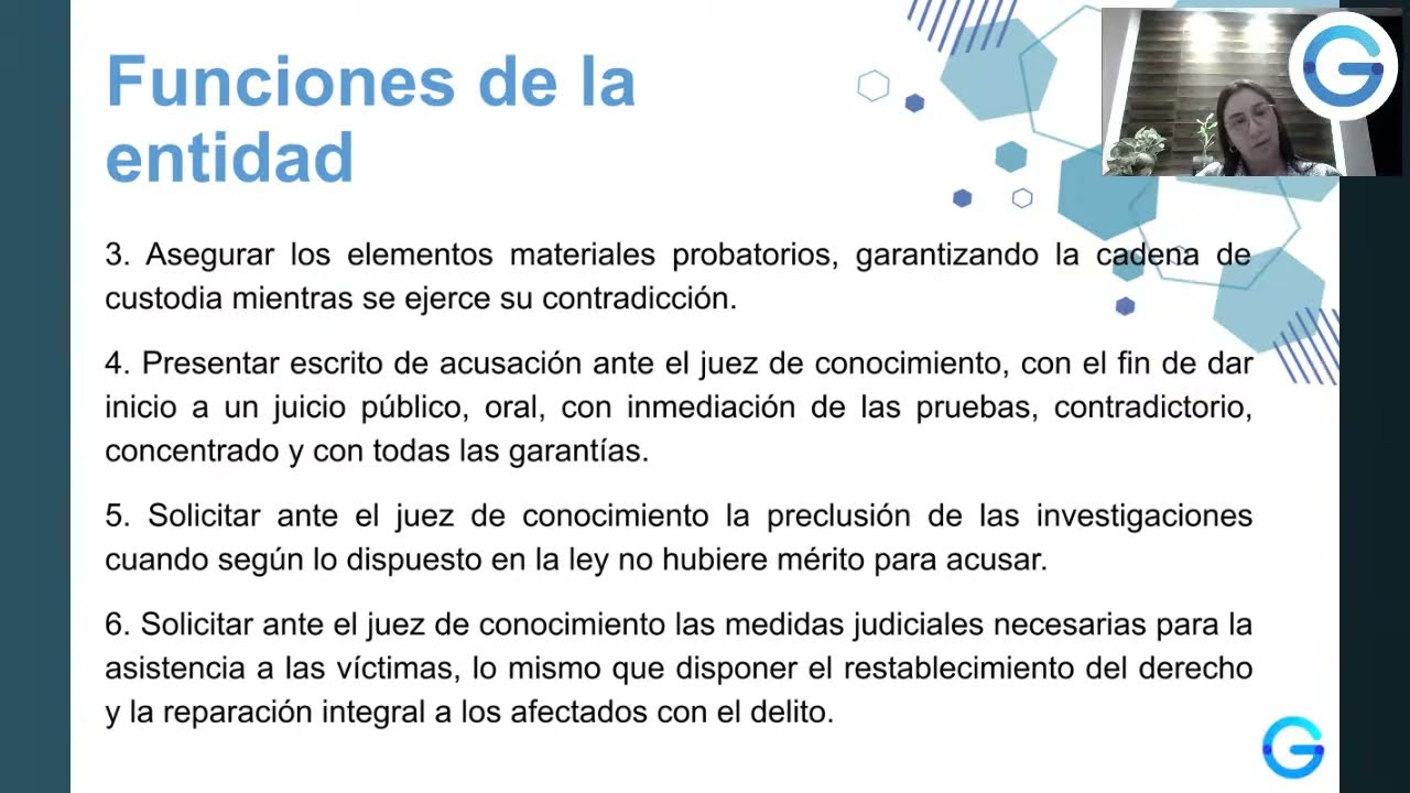 Normas y procedimientos de organización y funcionamiento de la FGN