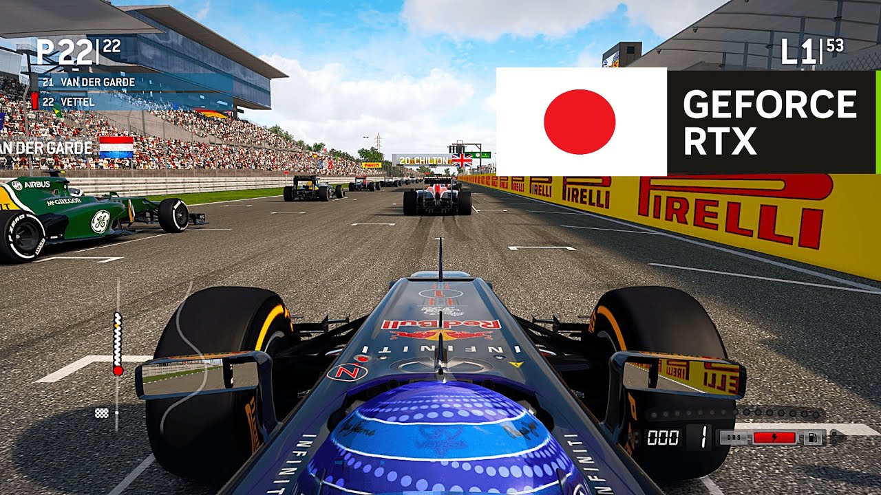 Sebastian Vettel's RedBull Racing Renault RB9 - Japanese GP 100% Race | F1 2013