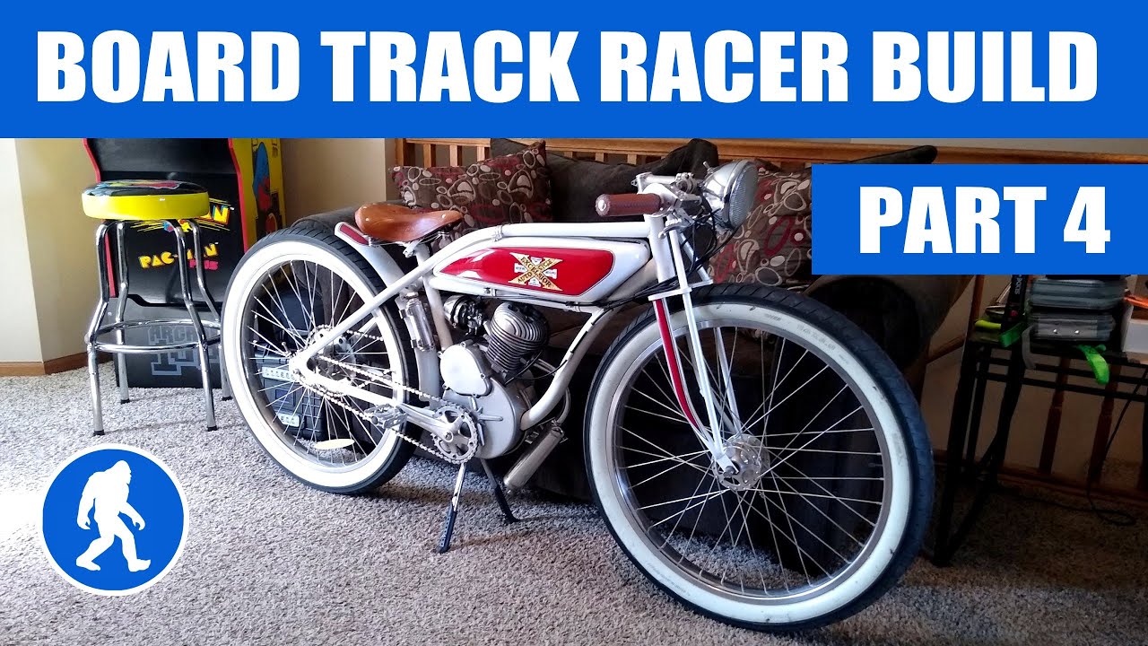 Excelsior Auto Cycle - Board Track Racer Motorized Bicycle Build - PART 4