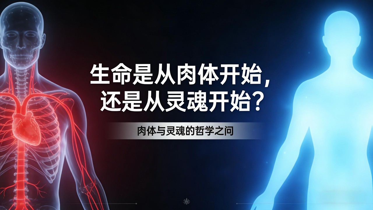 生命是从肉体开始，还是从灵魂开始？