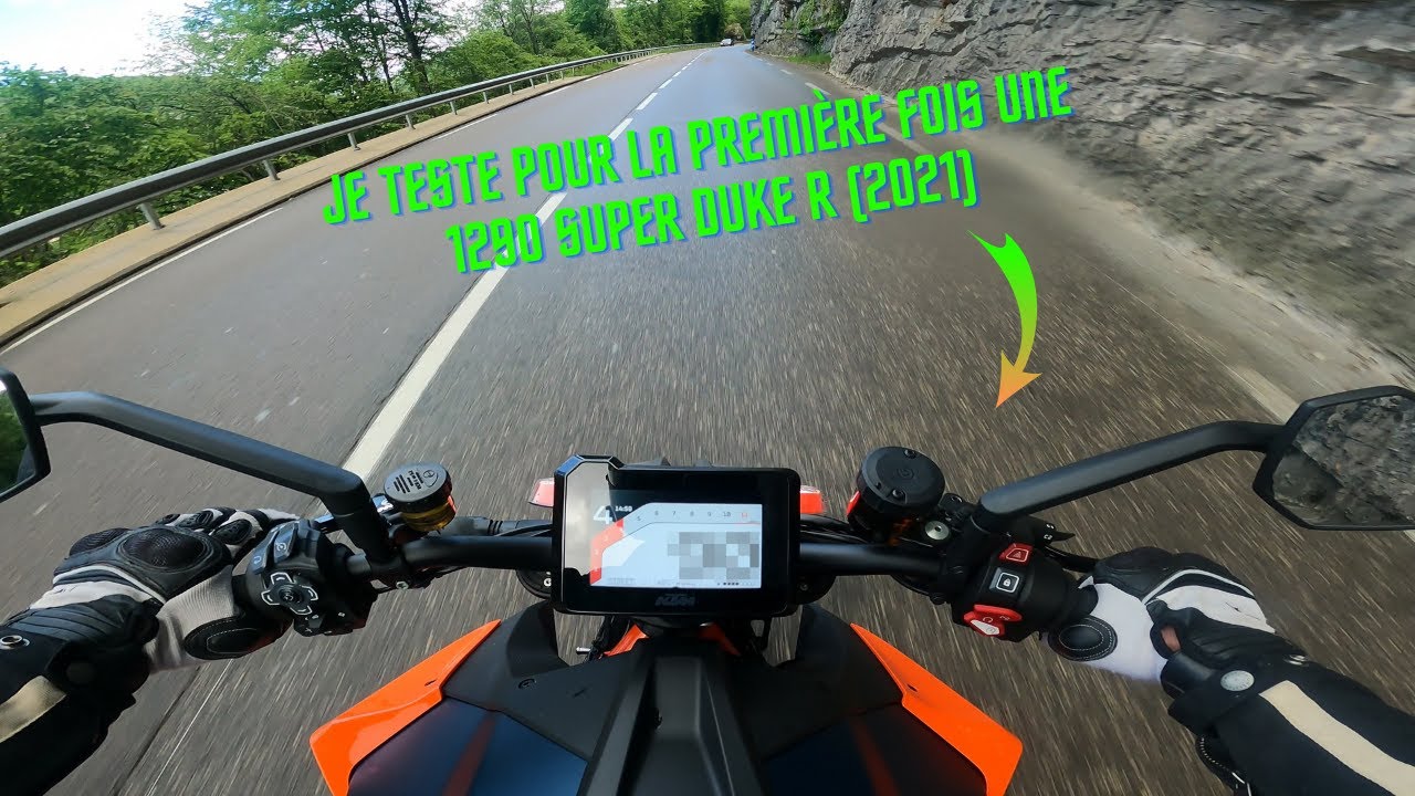 KTM 1290 SUPERDUKE R 2021 //  ESSAI // MA PREMIERE FOIS