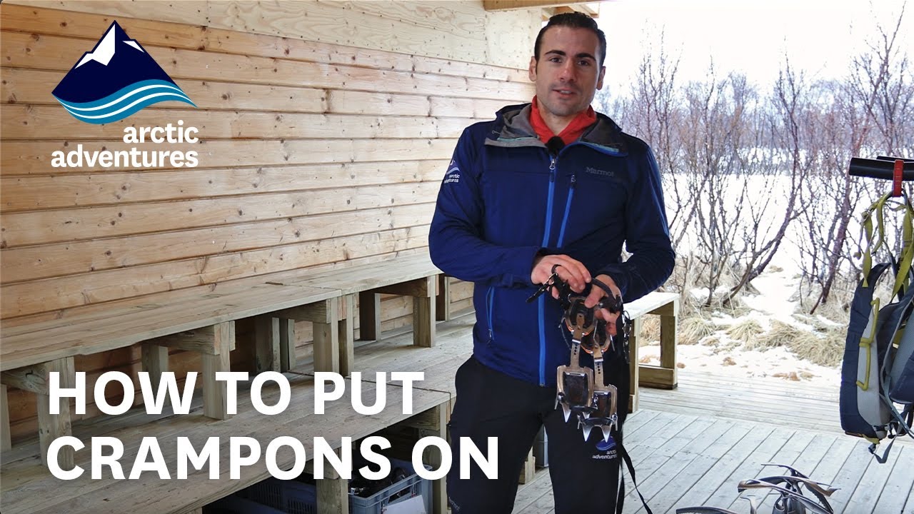 How to put crampons on | Arctic Adventures