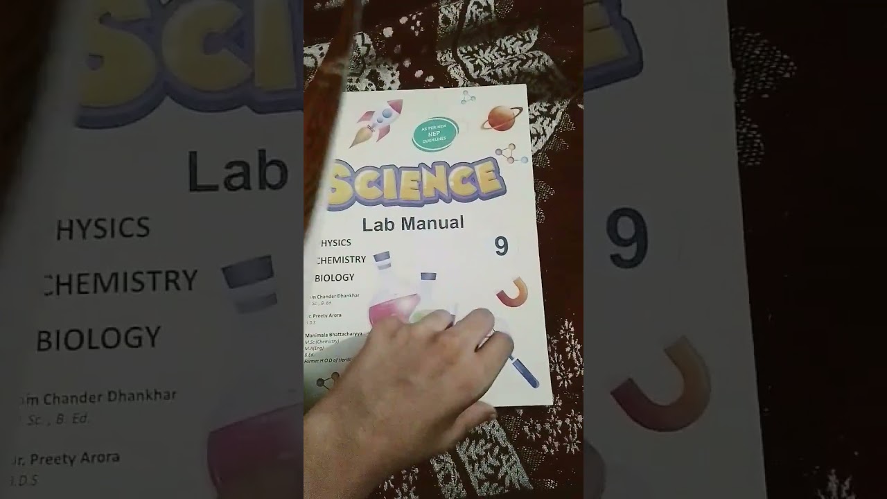 Science lab manual 🧪🧪🧪🧪🧫🧫