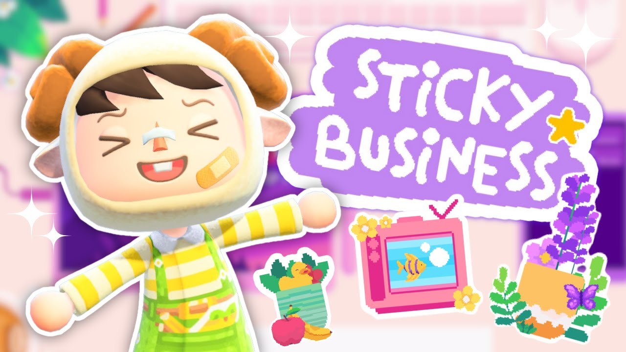 I'm just a girl running a Sticker Shop in STICKY BUSINESS
