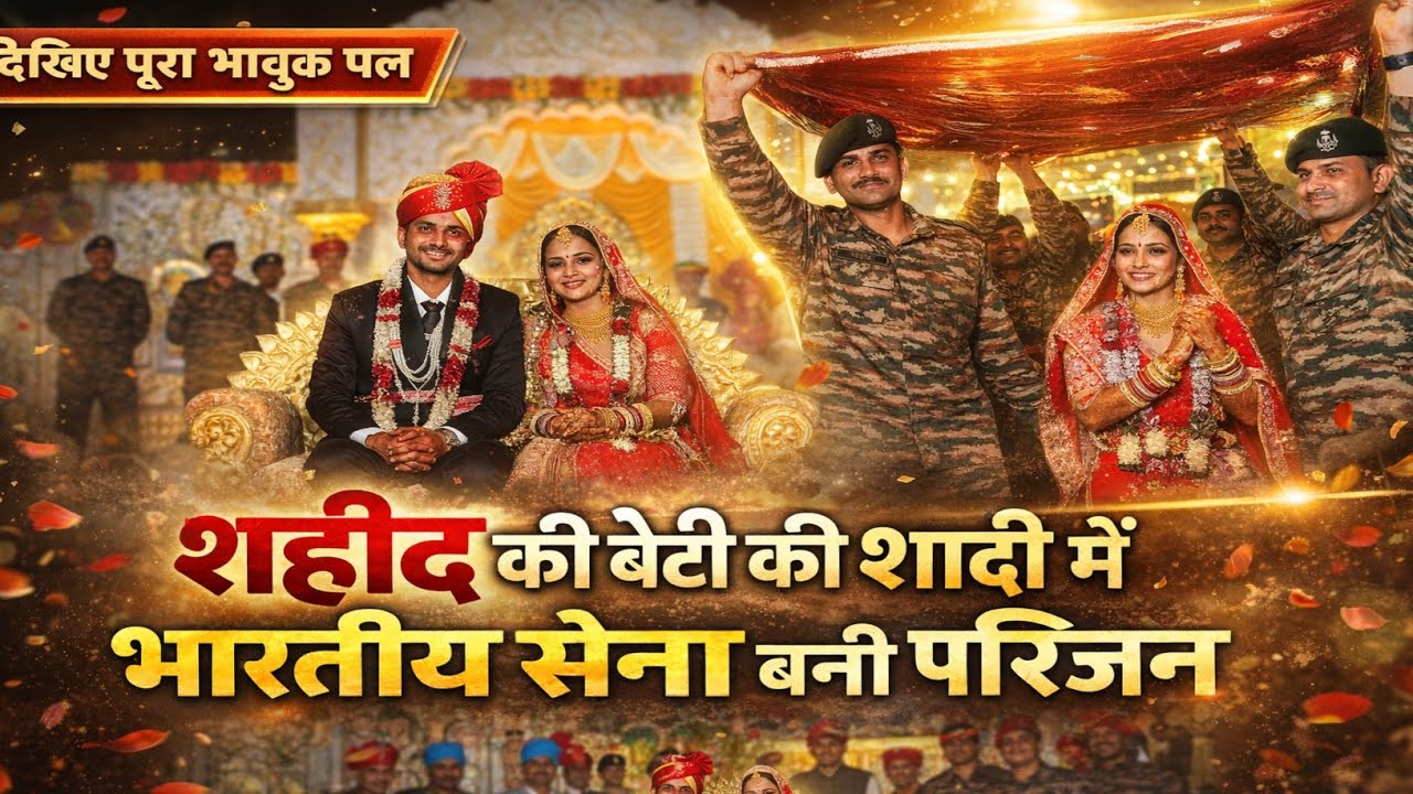 शहीद की बेटी की शादी में मेजबान बनी सेना की बटालियन | Indian Army | Shahid Bhagirath Kadwasda