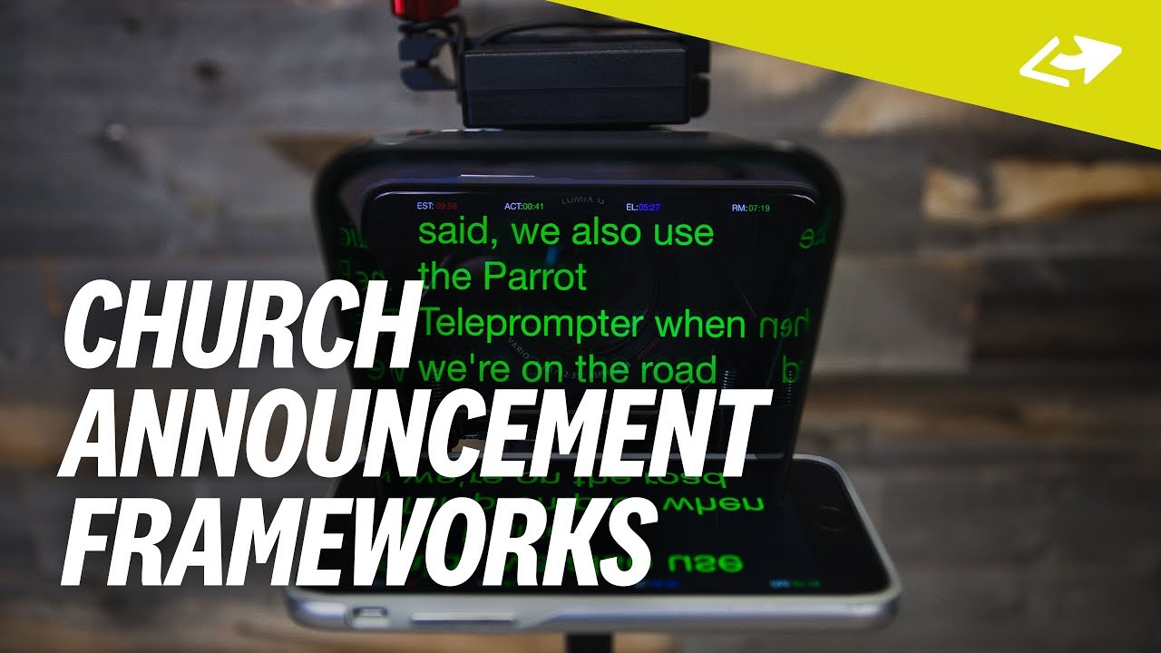 5 Church Announcement Frameworks That Really Work