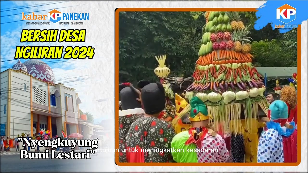 Masyarakat Desa Ngiliran Gelar Lomba Tumpeng Sayur dalam Rangkaian Tradisi Bersih Desa 2024