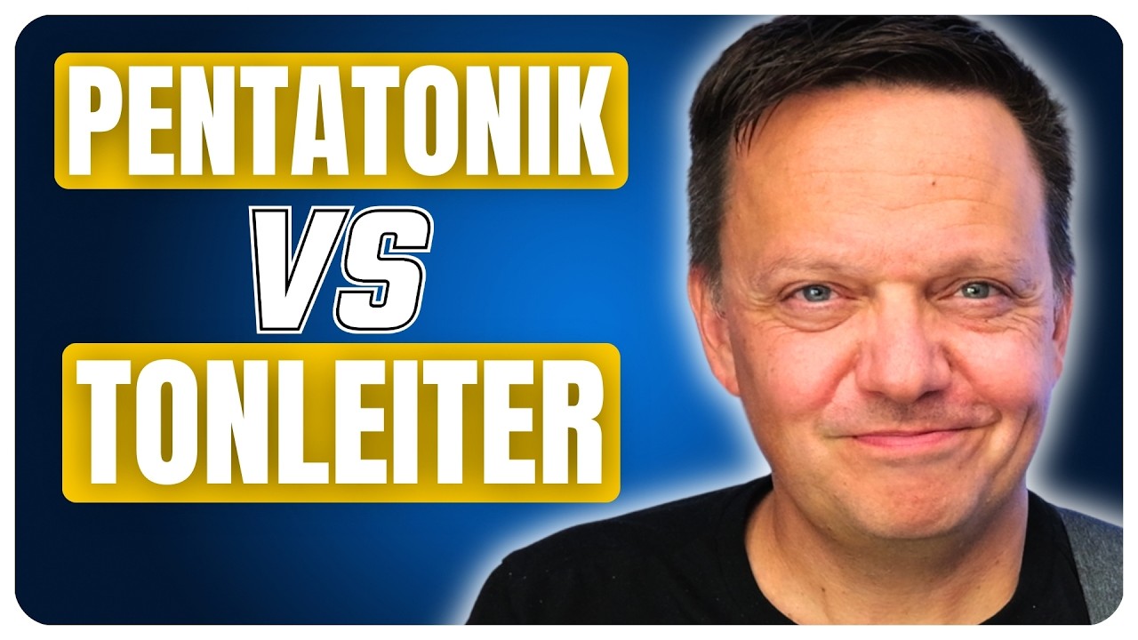 Der Unterschied zwischen Moll-Pentatonik und Moll-Tonleiter