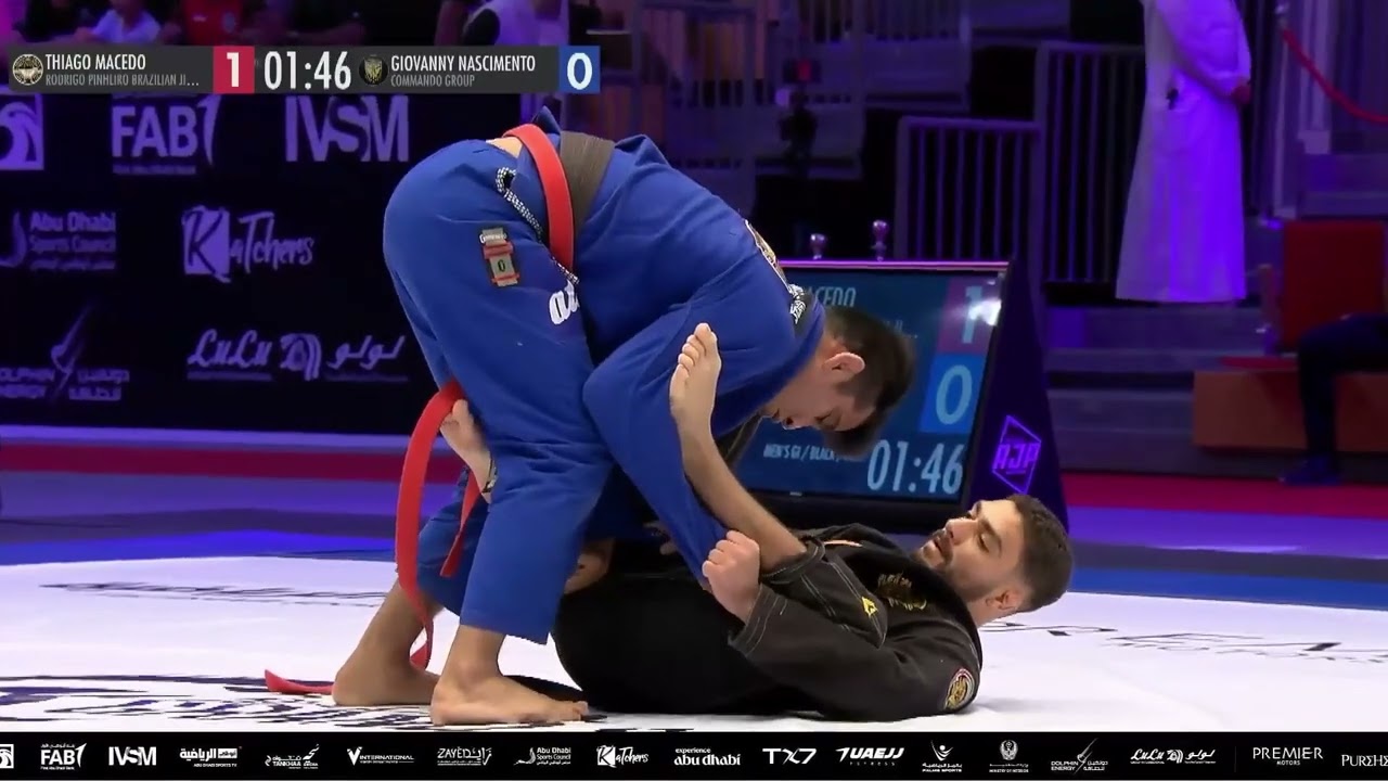 THIAGO MACEDO vs GIOVANNY NASCIMENTO  -  GRAND SLAM JIU-JITSU ABU DHABI 2024