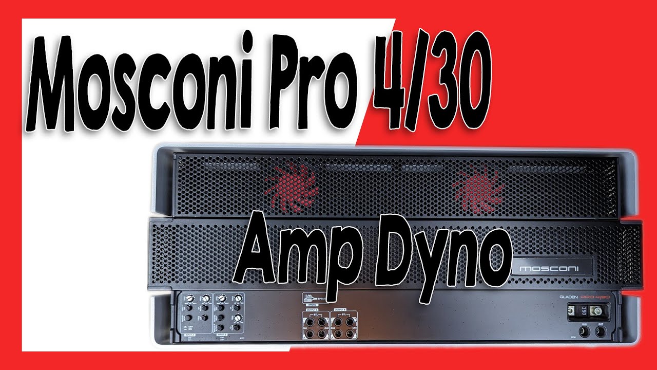 Mosconi Pro 4/30 - 4 Kanal Class AA/AB Endstufe | Car Amplifier | Amp Dyno