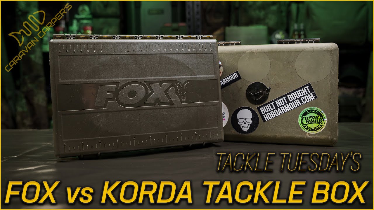 Какой ящик для снастей лучше? Fox Edges против Korda