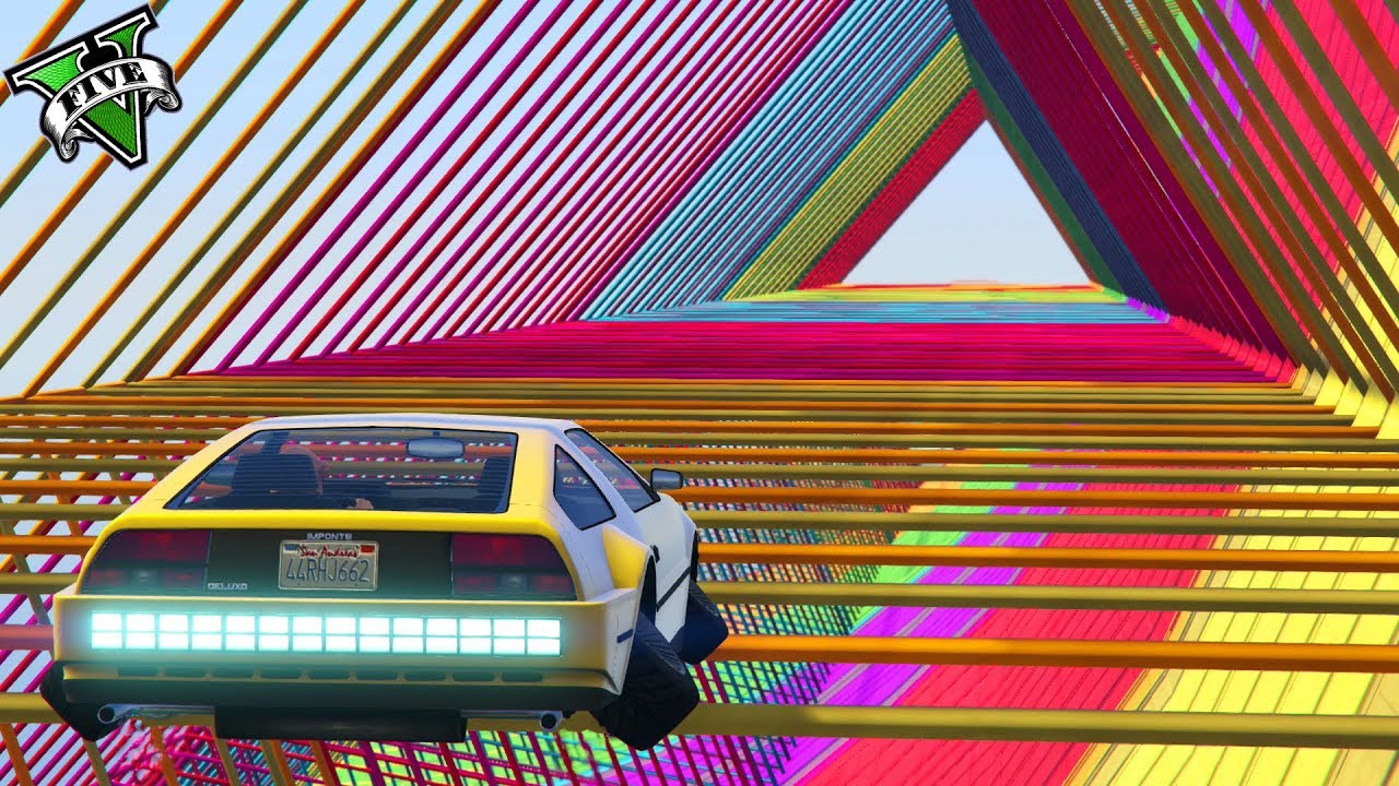GTA 5 ONLINE 🐷 TUNNEL MISTERIOSO !!! 🐷 GARE PARKOUR 🐷N*409🐷 GTA 5 ITA 🐷 DAJE !!!