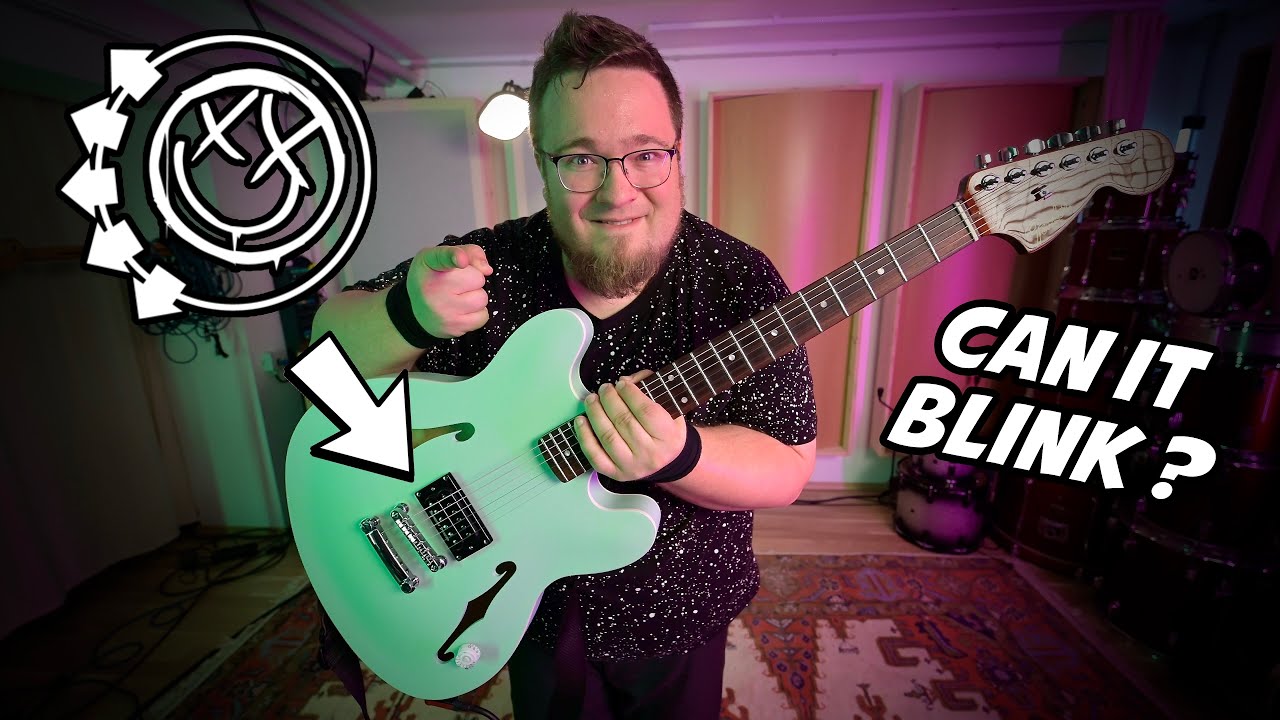 Can Benni Blink with the new Blink 182 machine?? (Fender Tom Delonge Starcaster)