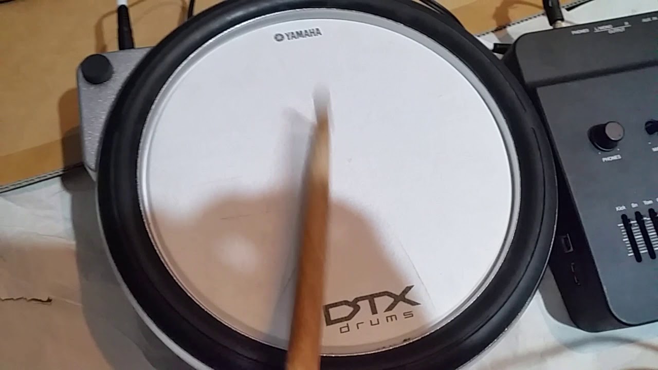 Testing yamaha dtx xp100sd snare pad
