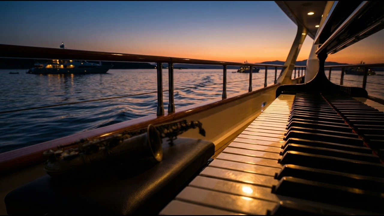 Ivory After Sundown 🌅 Smooth Jazz House Piano for Sunset & Night Vibes